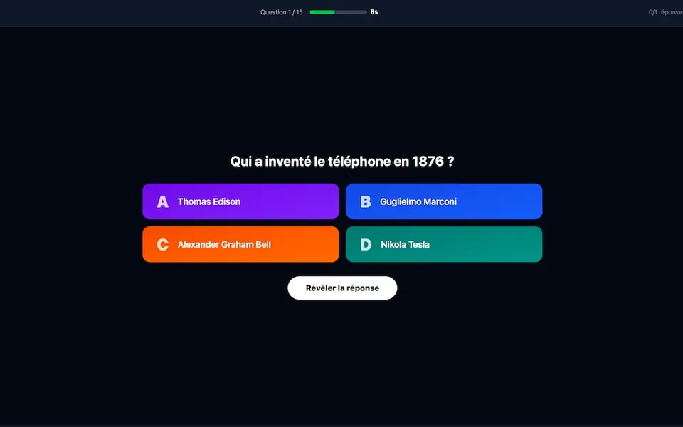 quiz de culture générale — capture d'écran iBuzz
