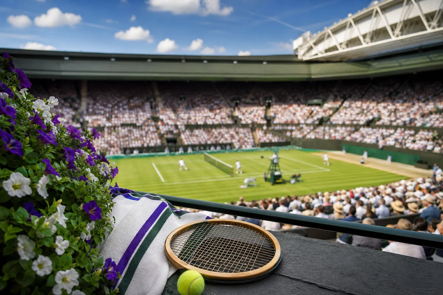 Illustration du quiz Tennis — Wimbledon