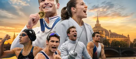 Champions olympiques français