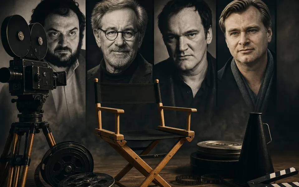 Illustration du quiz Réalisateurs cultes du cinéma