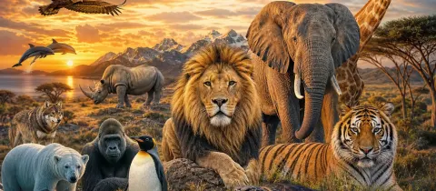 Animaux du monde