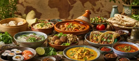 Cuisine du monde - Moyen