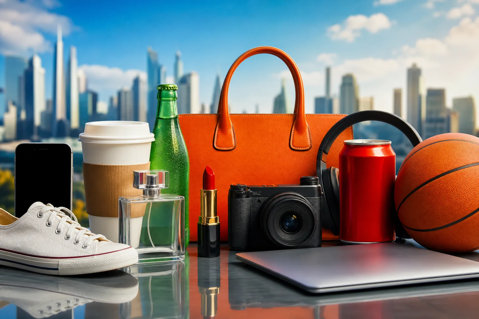 Illustration du quiz Marques et logos - Facile